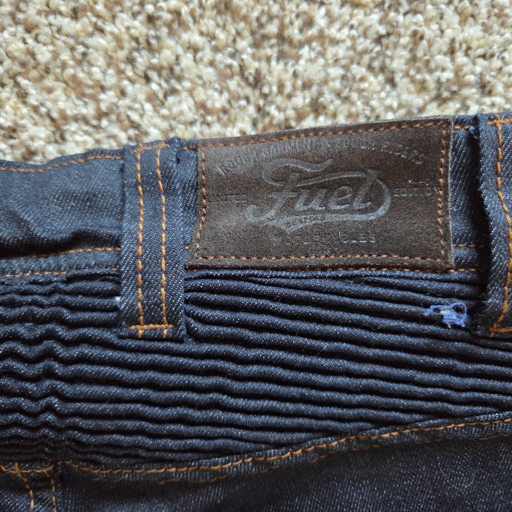 Fuel Sergeant Women's Motorcycle Jeans Pants Size 24 Black New NWT - Picture 10 of 13